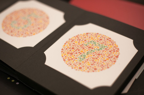 Color vision test/examination using Ishihara test for colour deficiency at opticians Buchanan Optometrists, Kent